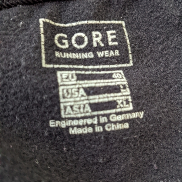 GORE WEAR Women's Running Tights fleece lined black Large T7 - Picture 8 of 8